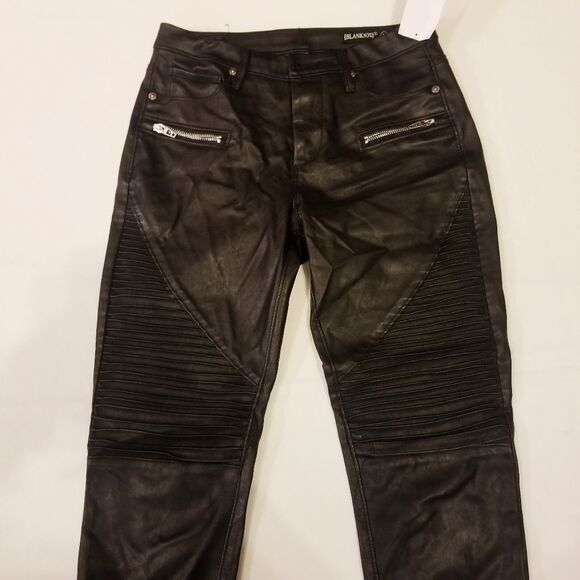 BlankNYC Black Moto Pants Size 26 - Picture 3 of 8